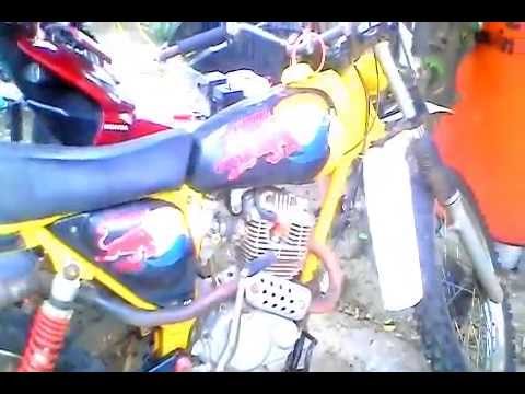 garasi motor modifikasi trail  YouTube