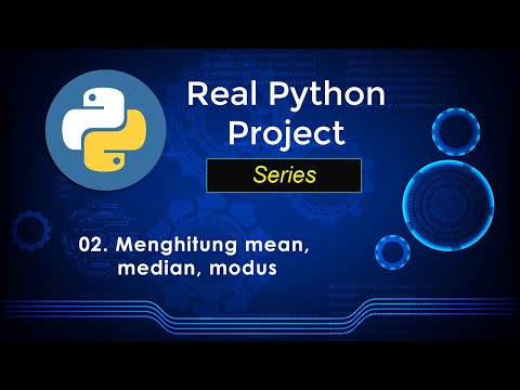PROJECT PYTHON - MEAN, MEDIAN, MODUS #tutorial