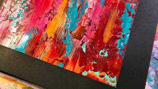 How To Paint EASY Abstract Art Using Simple Acrylic Techniques