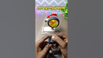 dpdt switch working #shortvideo #experiment #dcmoter #motor