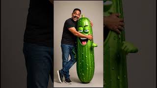 Graphic Design | Low Calorie | Big Freshness | Eat Healthy Cucumber