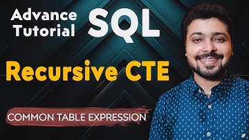 Recursive CTE (Common Table Expression) | Advance SQL Tutorial in Hindi