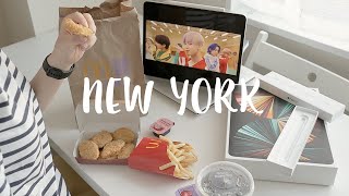 Living in New York VLOG / iPad Pro 2021 Unboxing, I Fell In Love with BTS, Finding BTS in NY screenshot 3