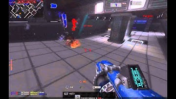 Xonotic gameplay (CTF-Pickup)