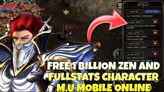 Free 1 Billion Zen And Full Stats Character na M.U Online Mobile - M.U DinHox Mobile screenshot 3