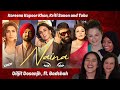 Americans naina song reaction crew diljitdosanjh ft badshahkareenakapoorkhantabukriti sanon