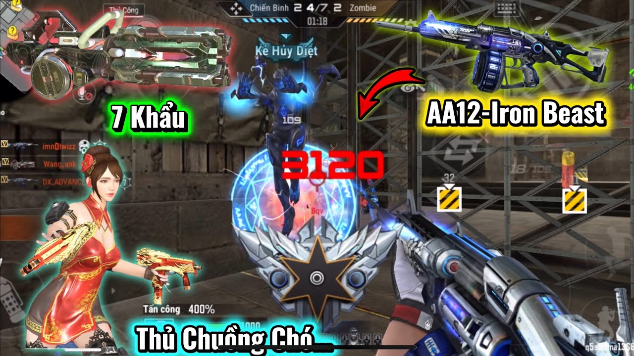 7 Khẩu Gatling Gun Snake 