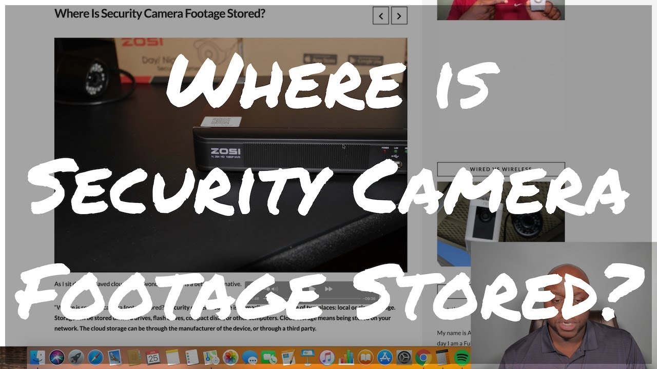 Where Is Security Camera Footage Stored?