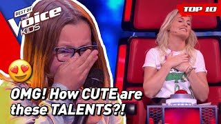 TOP 10 | CUTEST ? blind auditions EVER Part 4