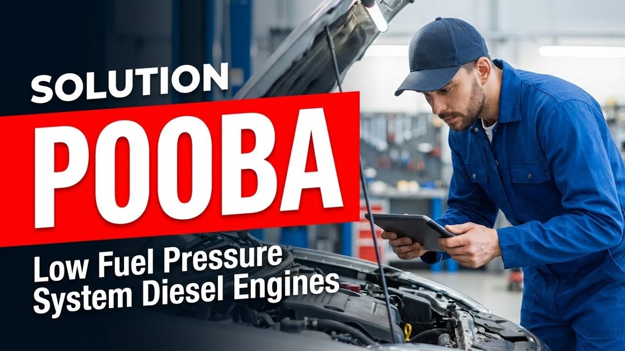 HOW TO FIX P00BA OBD II ERROR CODE - Low Fuel Pressure System Diesel Engines