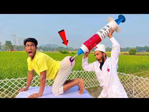 Top New Funny Video 2022 Injection Wala Comedy Video New Doctor Funny Ep-93 By #funcomedyltd