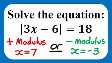The Modulus Function - Edexcel A Level Maths, Functions and Graphs