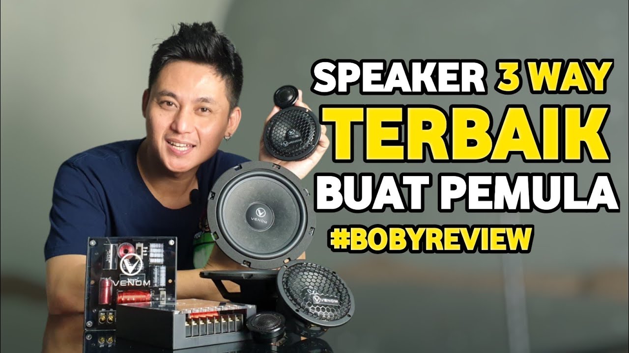 Speaker 3 Way Venom Black Terbaik Buat Pemula - YouTube