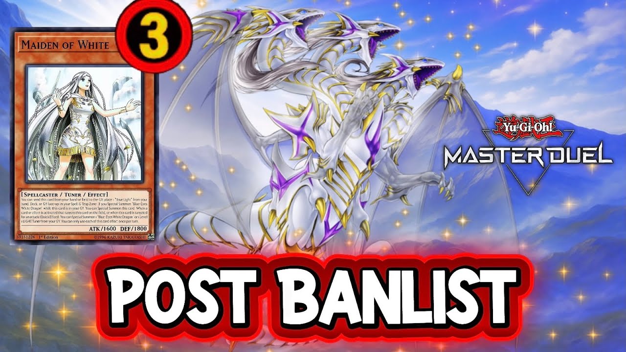 BLUE-EYES POST BANLIST !! Maiden is Unlimited BACK vs the K9 Vanquish Soul META [Master Duel]