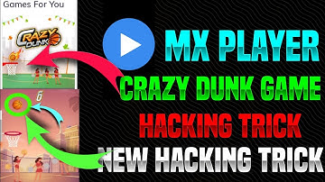 MX player crazy Dunk unlimited score trick || crazy Dunk hack trick 2021 || crazy dunk hacking trick