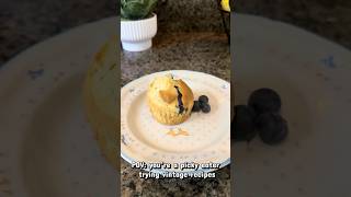 POV:you’re a picky eater trying vintage recipe🫐Vintage fail or just me? #pickyeater #recipe #shorts