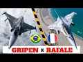 Gripen (BRA) x RAFALE (FRA): Um duelo de "delta-canards"