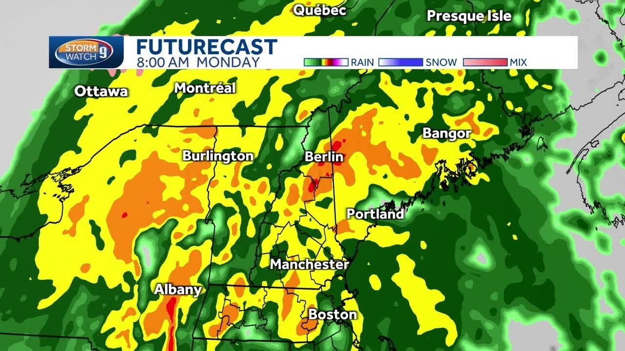 Video: Alert weather moving through New Hampshire today with heavy rain ...