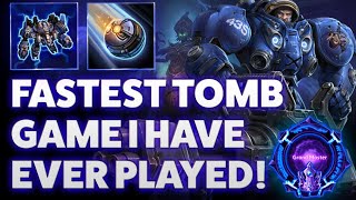 Tychus Odin - Fastest Tomb Game Ive Ever Played - Grandmaster Storm League
