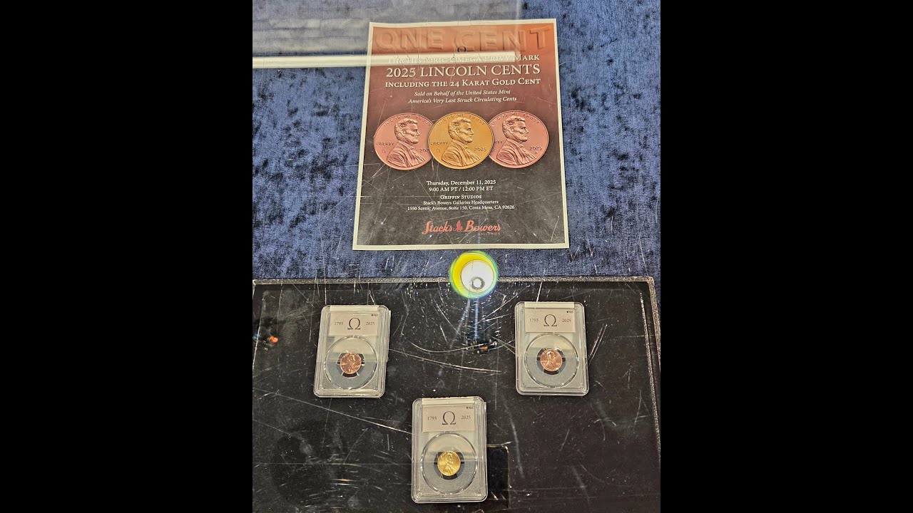 Эксклюзив на YouTube: медные и золотые пенни Omega, золотые и серебряные монеты Engelhard, золото...