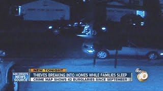 Thieves breaking into homes while families sleep