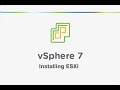 How to install ESXi 7 step by step