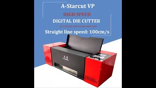 A-Starcut VP: High Speed Digital Die Cutter: cut art paper, photo paper, business card and so on Resimi