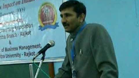 Dr Pratapsinh Chauhan on Global Crisis