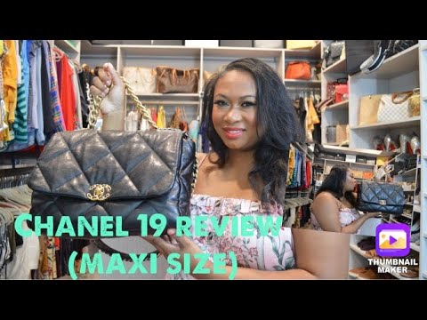 CHANEL 19 MAXI UNBOXING  20TH BIRTHDAY PRESENT 