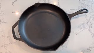 How to make Rough Cast Iron Buttery Smooth for Faster and Easier Clean Up 