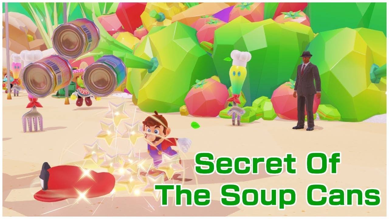 SOUP CAN EASTER EGG (Luncheon Kingdom) | SUPER MARIO ODYSSEY