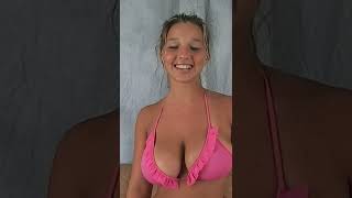 Christina Model show pink bikini #shorts