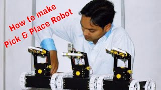 Arduino+Android pick and place robot