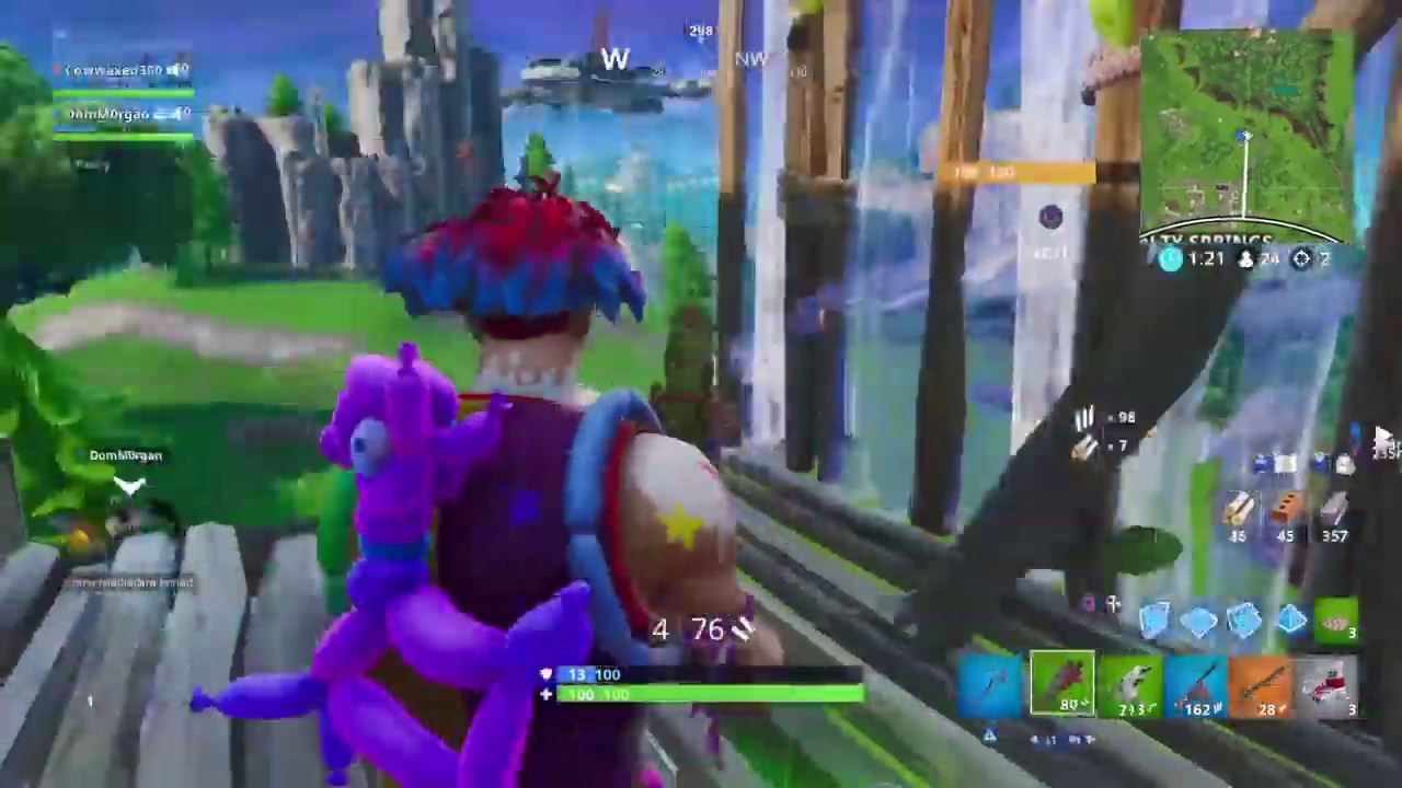 Fornite but you can't hear my and I are kind of cracked😏