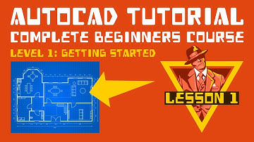 AutoCAD Tutorial Lesson 1-1 (Complete Beginners Course)
