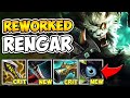 REWORKED RENGAR CRITS FOR HOW MUCH DAMAGE?! (ONE SHOT WITH Q) - League of Legends