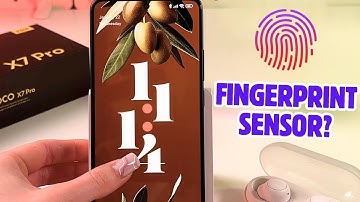 Does the POCO X7 Pro Feature an In-Display Fingerprint Sensor?