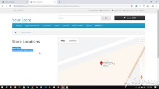 OpenCart Google Map Store Locations Extension screenshot 2