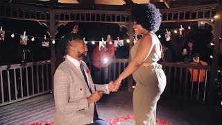 She had no idea this proposal was coming! Watch the Wedding Proposal of Kierre to Imani