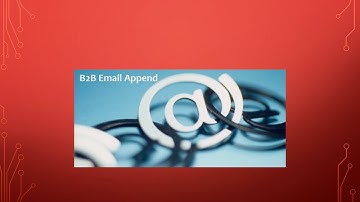 Email Appending