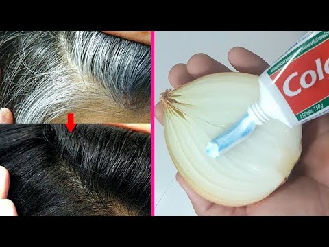 Turn White hair to black hair  in just 4 minutes 100% Works