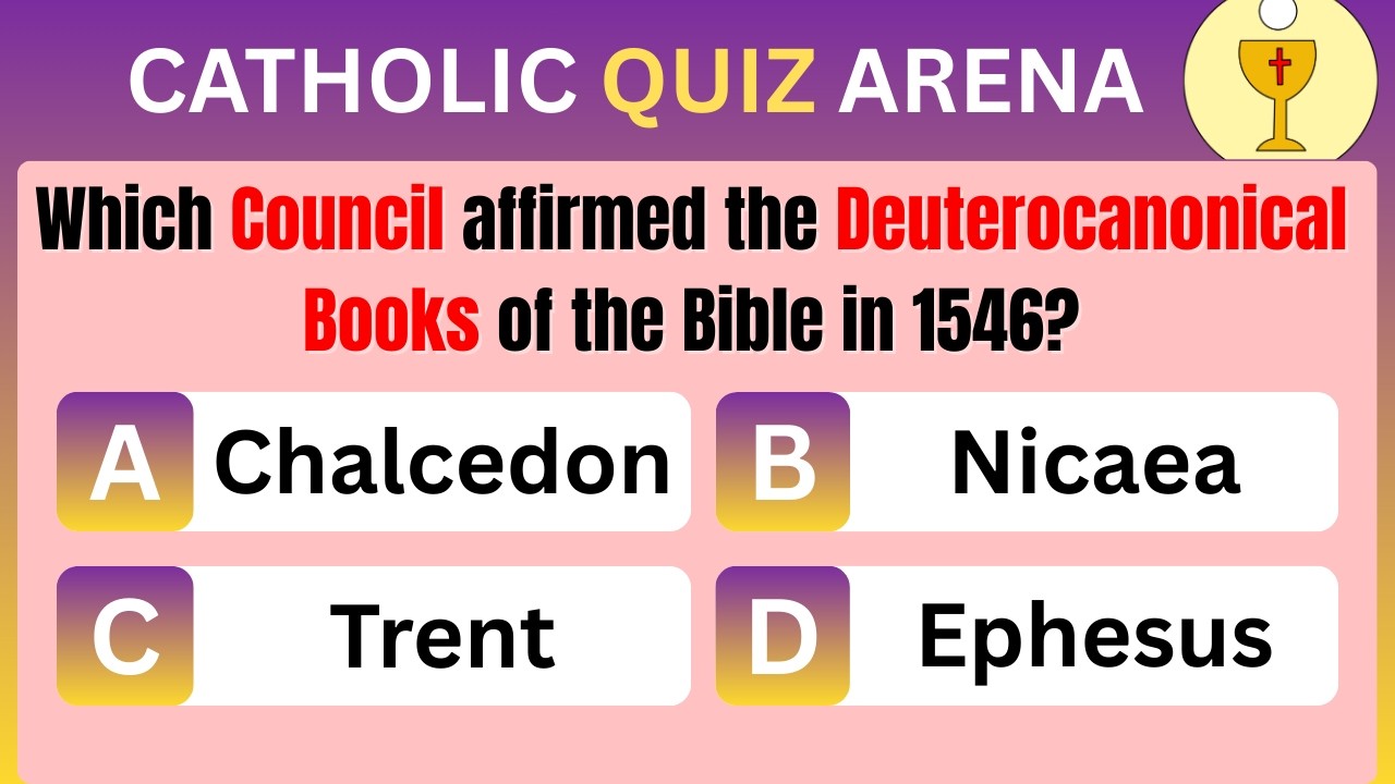 Why Catholic Bibles Have 7 More Books | Catholic Bible Quiz Challenge