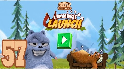 Grizzy and the Lemmings: Lemming Launch - Gameplay walkthrough Part 57 (Android, IOS)