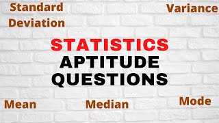 Statistics Questions For IIT-JEE/GATE/CAT/MBA/BBA