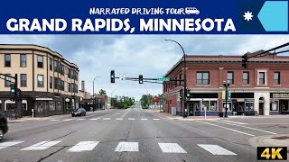 🚘 Grand Rapids, Minnesota 🌲 4K Drive