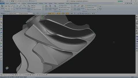 Scan to 3D  reverse engineering of Impeller using NX 11