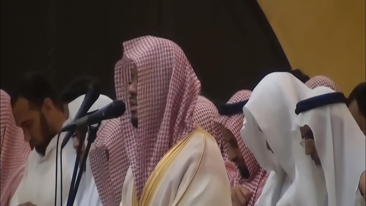 (وَسَارِعُوا إِلَى مَغْفِرَةٍ) لأول مرة يبدأ ياسر الدوسري بأعلى طبقة عشاء 27 .6 .1435هـ