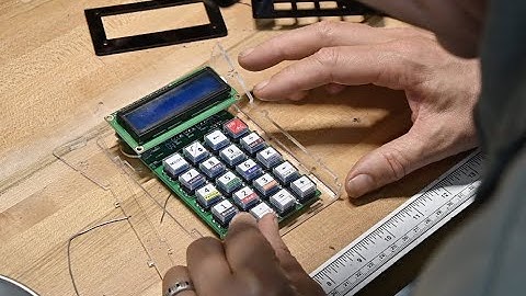 C K  builds a small calculator kit, resistor calculator