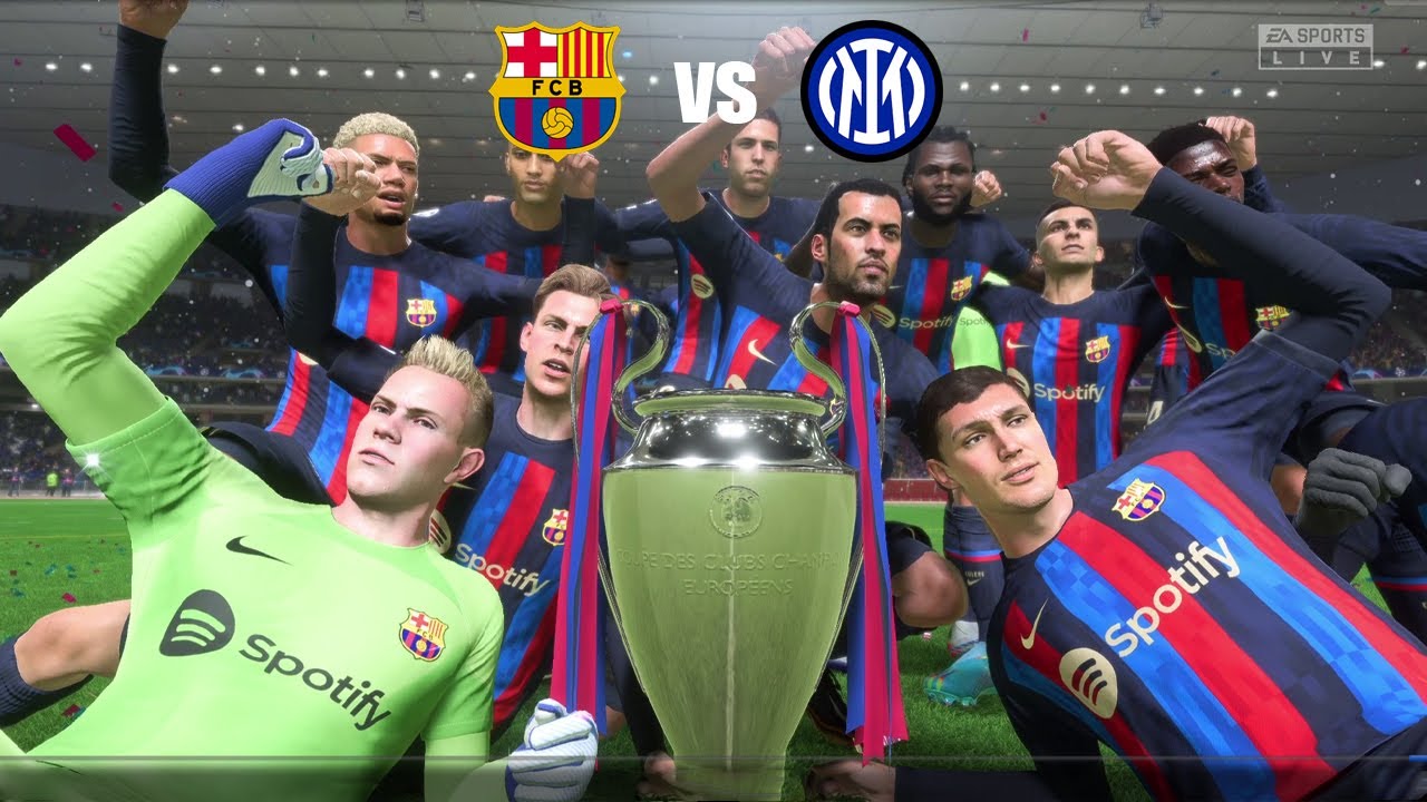 FIFA 23 Clash: FC Barcelona vs Inter Milan | Epic Football Showdown
