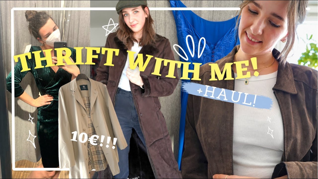 Come Thrift with me + Second Hand Try on Haul Frühlings Edition